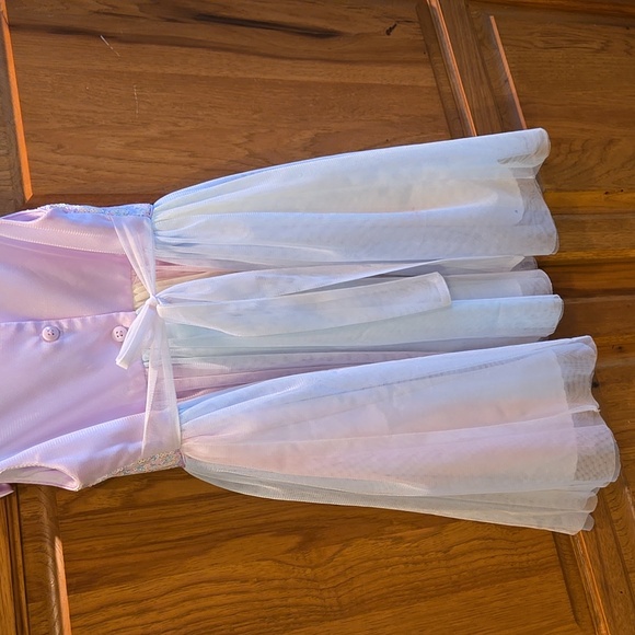 Jona Michelle Girl's Pink & Lilac Party/ Easter Dress Size 4 - Picture 8 of 14